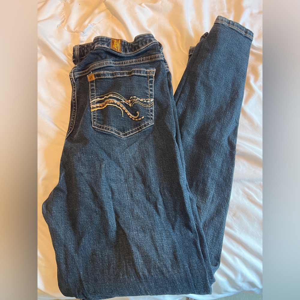 Wrangler Women's Dark Blue Bootcut Jeans